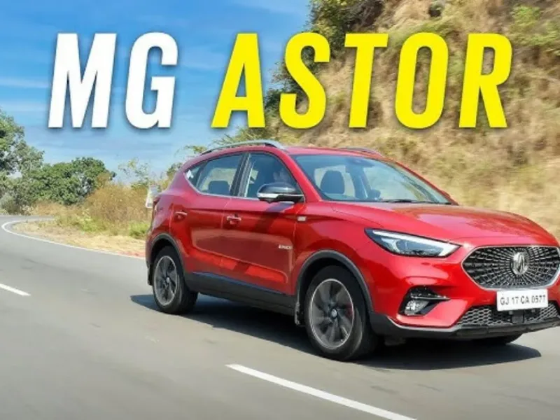 JSW MG Astor SUV has been launched Learn about its JSW MG Astor SUV has been launched with hybrid technology, news design.