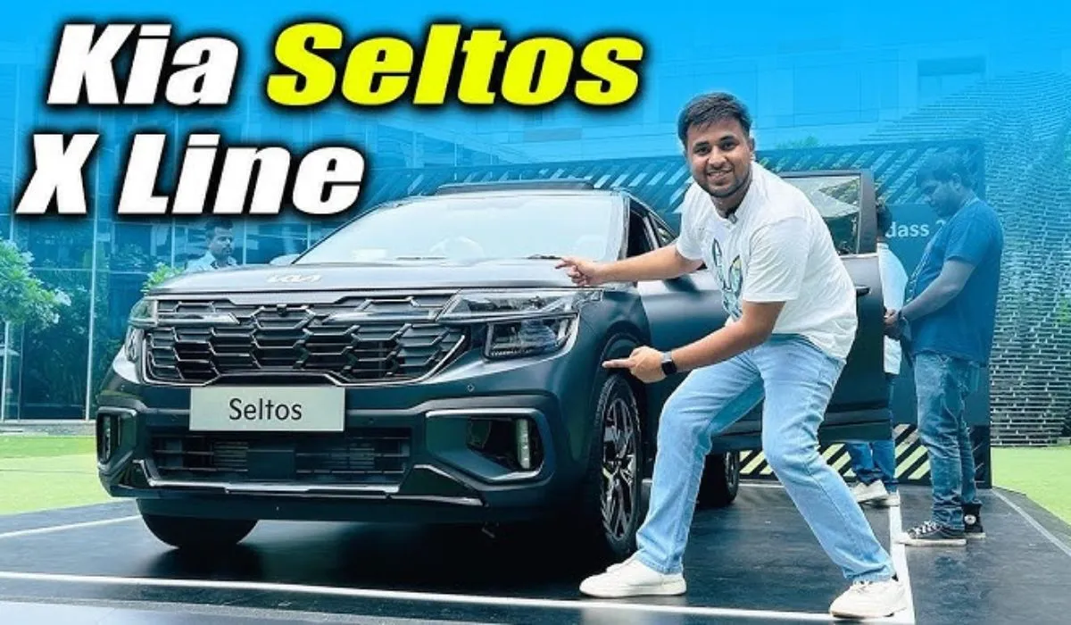 Kia Seltos X Line A great SUV with a new black Kia Seltos X-Line: Full in Style and Low in Price. All Features Will make you think twice before buying Maruti.