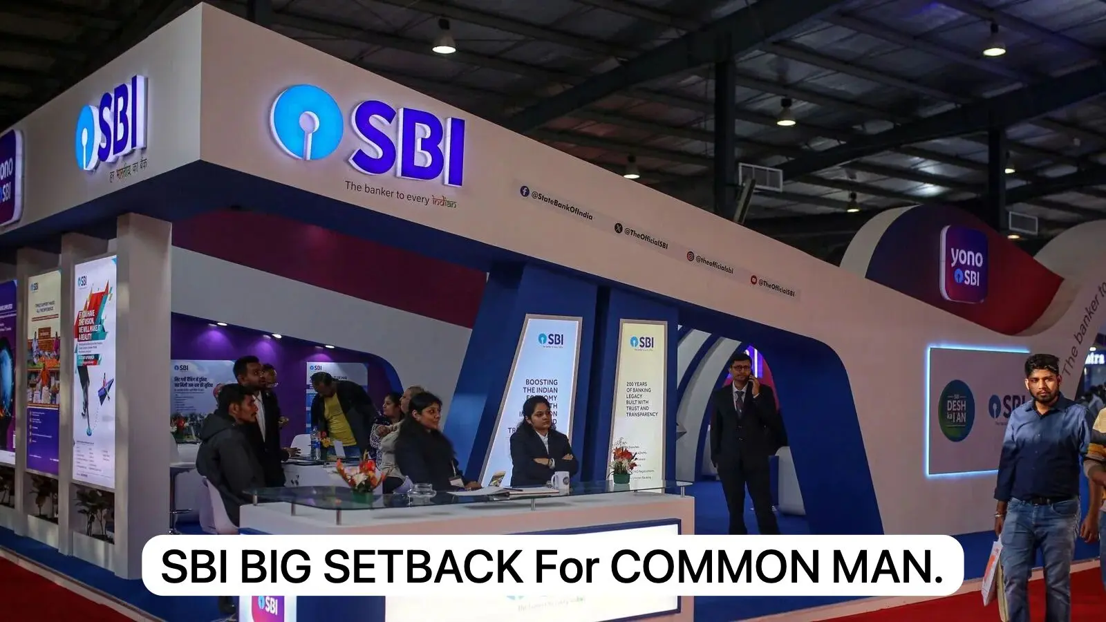 SBI Big Jhatka SBI Big Jhatka For Common Man. Rates Hiked, Keeping These Accounts Will Be Costlier From Today.