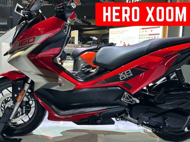 xoom 160cc Boss of Scooters. 160cc Hero XOOM Arrived. Price and All Details Are Out.