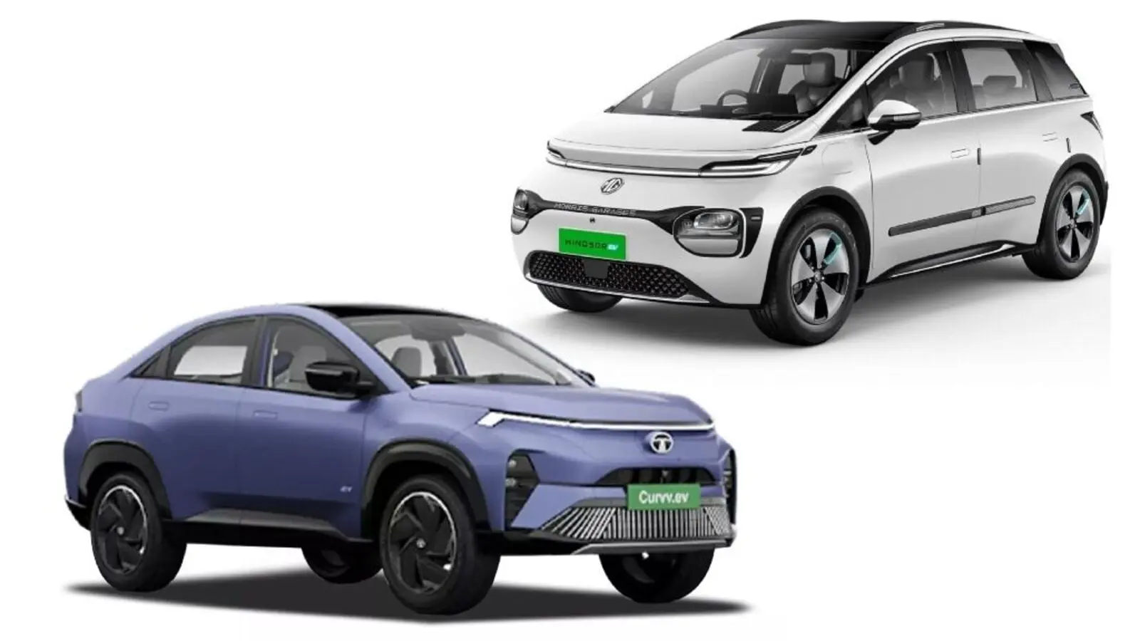 MG Windsor EV vs Tata Curvv EV What to choose jpg MG Windsor EV vs Tata Curvv EV: What to choose between electric CUV and coupe SUV .