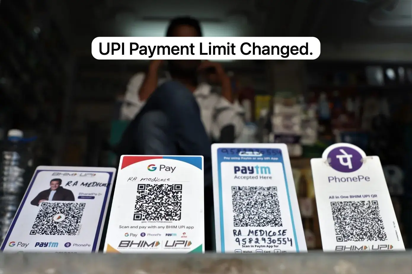 UPI Payment Limit jpeg UPI Limit Changed By RBI Now. Full payment Upto 5 Lakhs Rs Can Be Done At These Places.