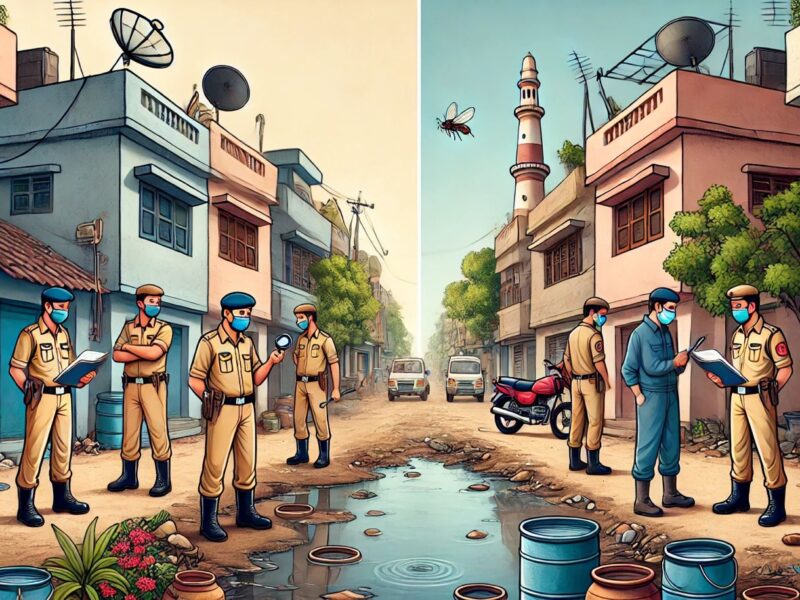 check Delhi Started New Fines. Checking New House Campaign Started. Challans 104 People Done.