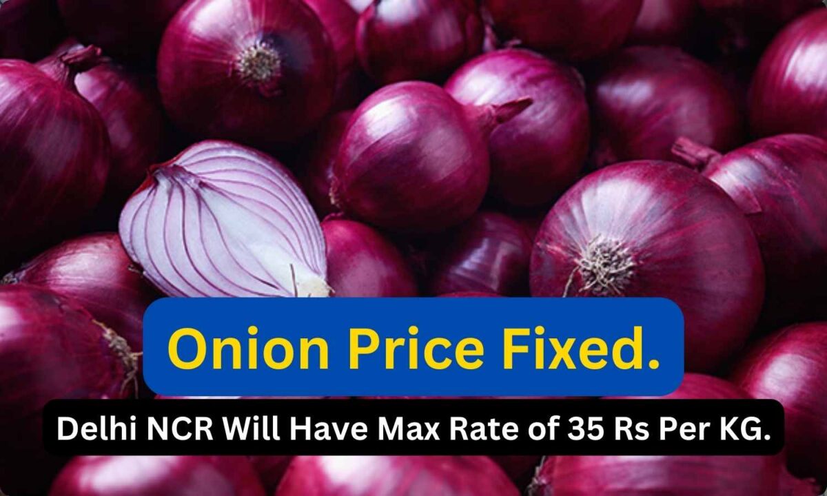 featured image 53 Onion Price Fixed. Govt Ordered To Sell Only At 35 Rs Per KG Max in These Delhi NCR Areas.