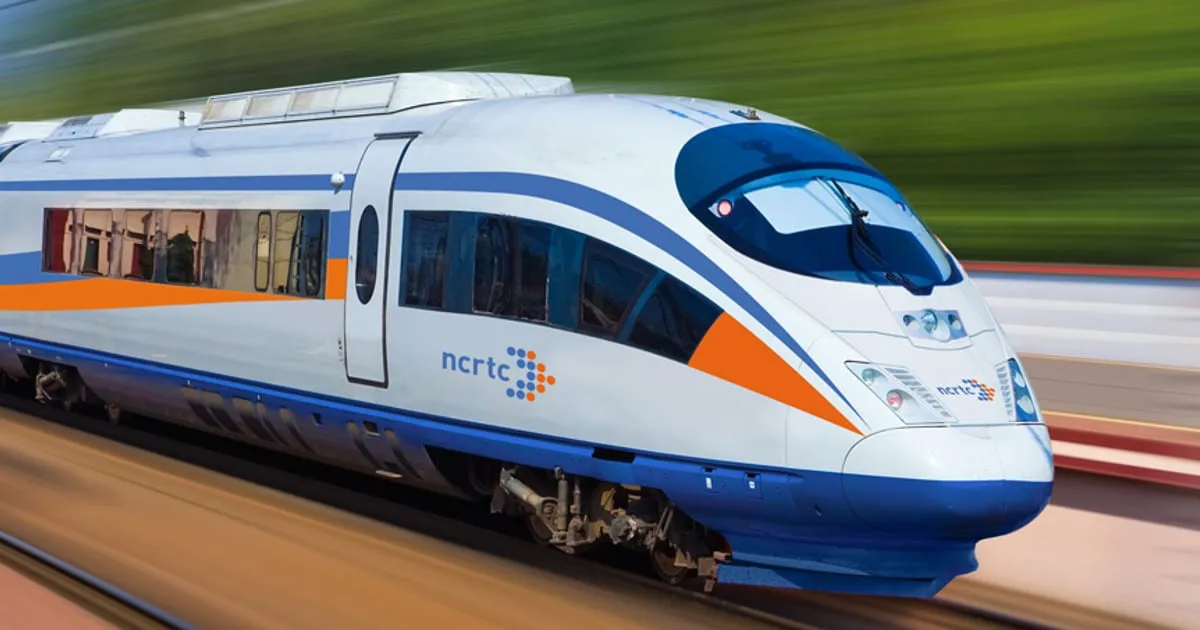 ncrtc train jpg NCR Ready to Start Fastest 120 KM/H Speed Metro. Old are Delhi Metro Days. 13 Stations Announced to Cover.