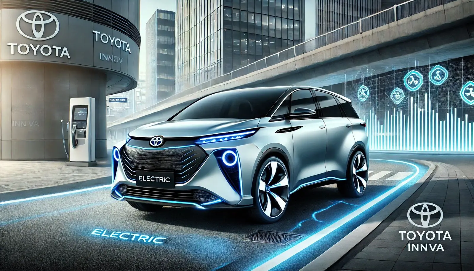 toyota innova electric jpeg Finally Toyota Jumped in EV Race. Electric Innova and 3 Other Models Coming in India to Take Crown From Tata.