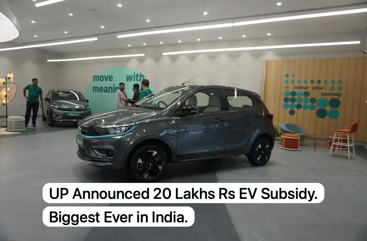 up 20 lakhs rs subscidy jpeg UP Announced 20 Lakhs Rs Subsidy on Electric Vehicle Purchase. State Became Lowest Cost EV Buying Place.