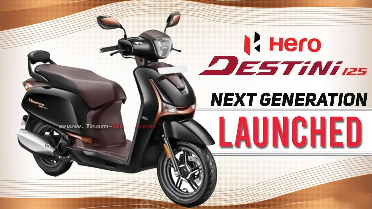 Hero Destini with 60 km range will soon be launched jpg Hero Destini with 60 km range will soon be launched in the market with a new look.