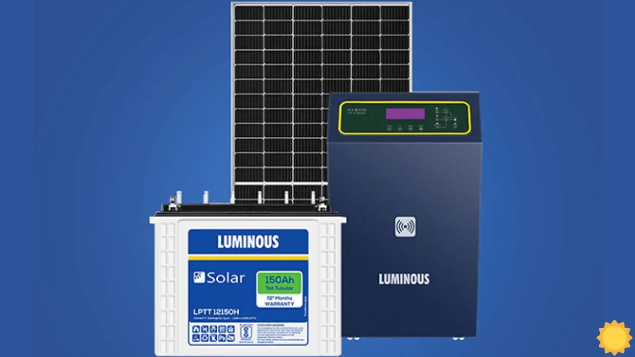 Install the best Luminous solar inverter in your solar system Install the best Luminous solar inverter in your solar system, see how much it will cost.