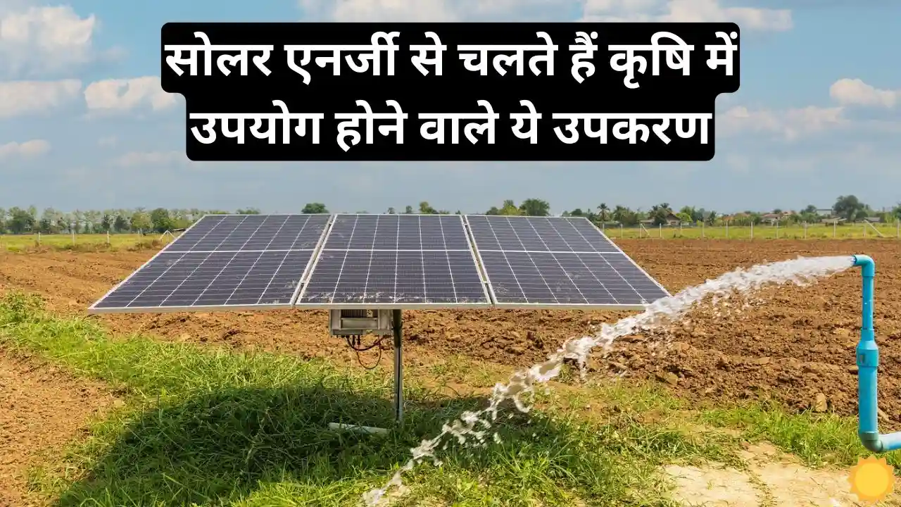 These equipment used in agriculture run on solar energy know These equipment used in agriculture run on solar energy, know what is their price and how much subsidy will be given.