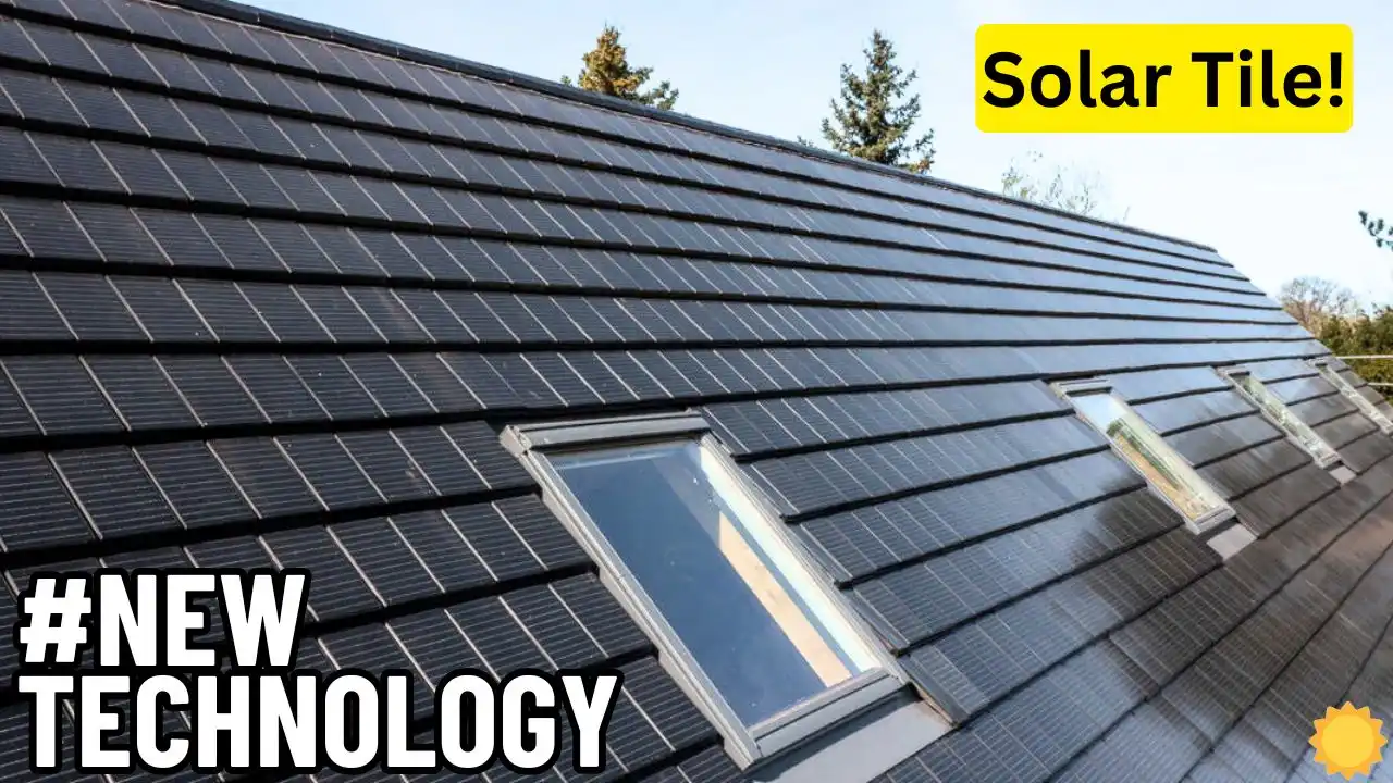 With the changing times new Solar Tile technology has come With the changing times, new Solar Tile technology has come, now there will be no need to install panels.
