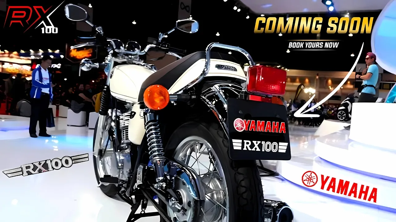 Yamaha RX 100 again launch on 15 January 2025 with jpg Yamaha RX 100 again launch on 15 January 2025 with all new look