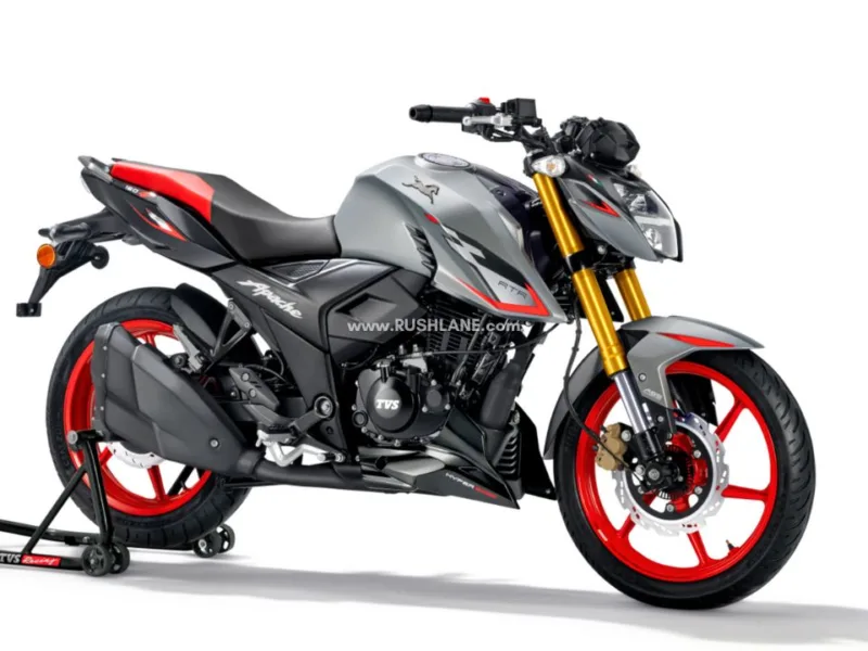 2025 TVS Apache RTR 160 4V launched Price Rs 14 2025 TVS Apache RTR 160 4V launched: Price Rs 1.4 lakh – USD Forks, Bullpup Exhaust