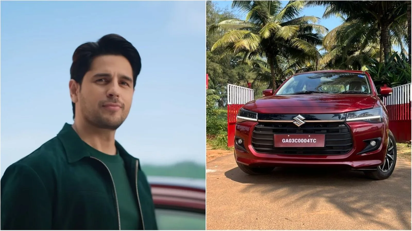 Actor Siddharth Malhotra Appointed Brand Ambassador for New Maruti Suzuki jpg Actor Siddharth Malhotra Appointed Brand Ambassador for New Maruti Suzuki Dzire .