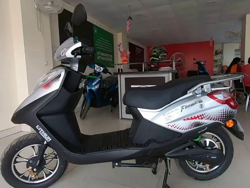 Bring home the Hero Electric Flash electric scooter with 85KM Bring home the Hero Electric Flash electric scooter with 85KM range at a EMI of just ₹ 1,834