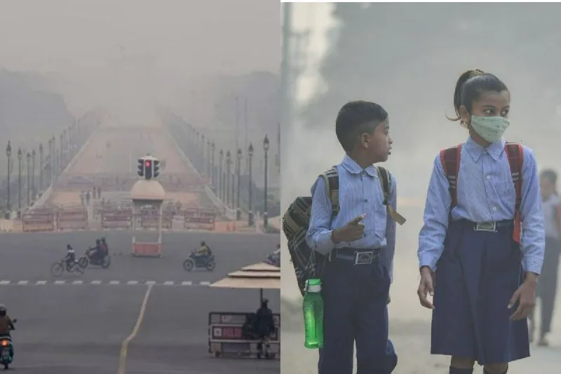 Delhi Implements Online Classes for Grades Below 10 and 12 Amid Severe Pollution Crisis and GRAP-4.