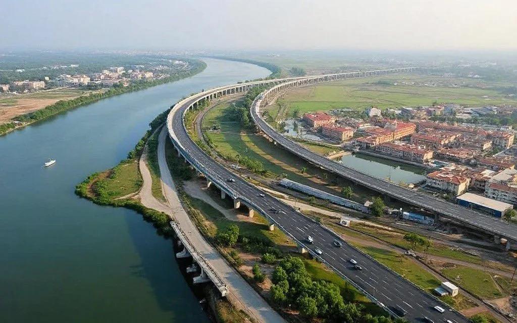 India Longest Expressway Coming in Uttar Pradesh. Cars Will Be Monitored by Sensors in Route. 2 Ganga Expressway 1 India Longest Expressway Coming in Uttar Pradesh. Cars Will Be Monitored by Sensors in Route.