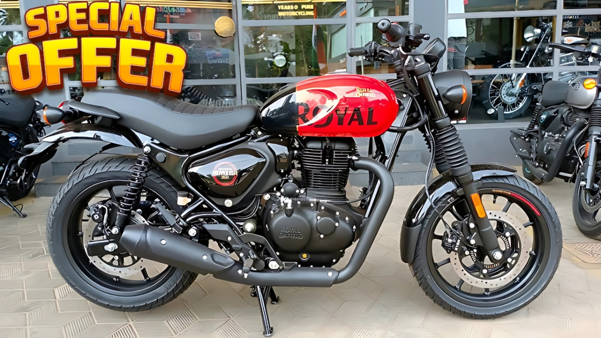 Get great deals during festivals Great offers on Royal Enfield Get great deals during festivals: Great offers on Royal Enfield Hunter 350 price, book now!