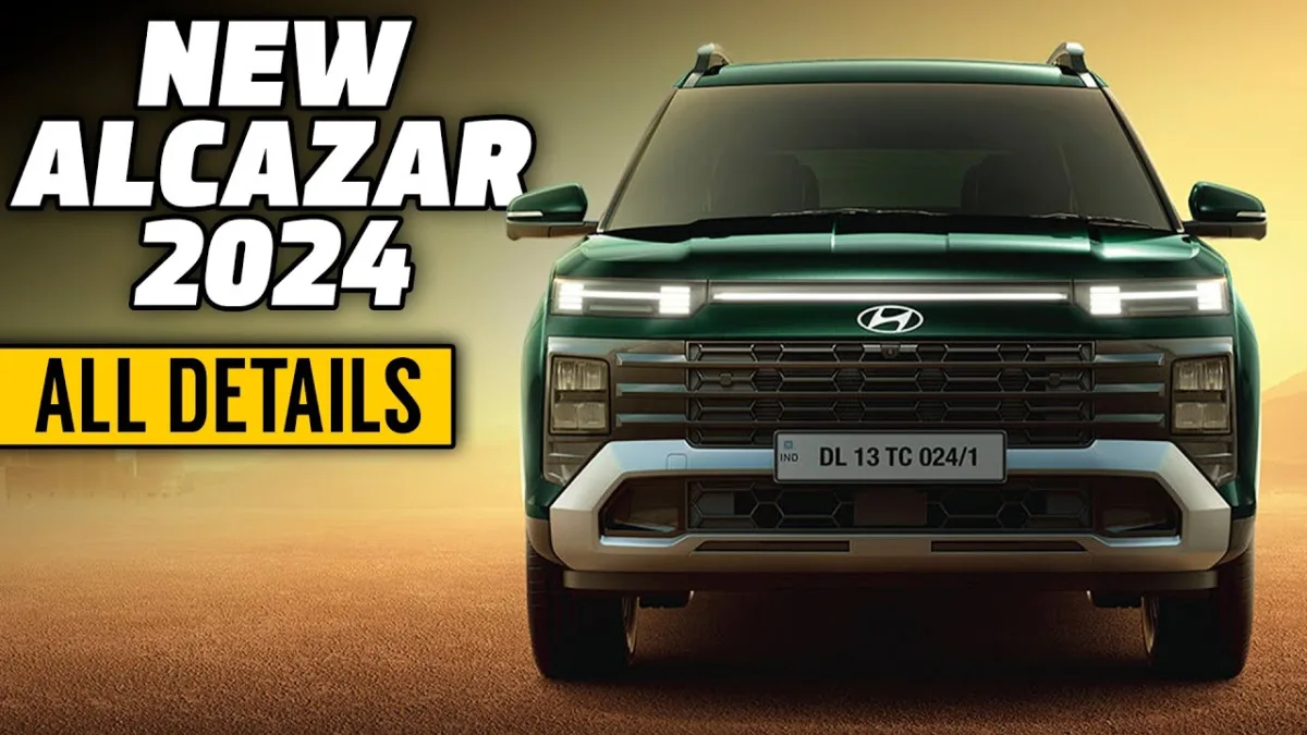 Hyundais luxurious car Alcazar is attracting everyones attention with its Hyundai's luxurious car Alcazar is attracting everyone's attention with its powerful design.