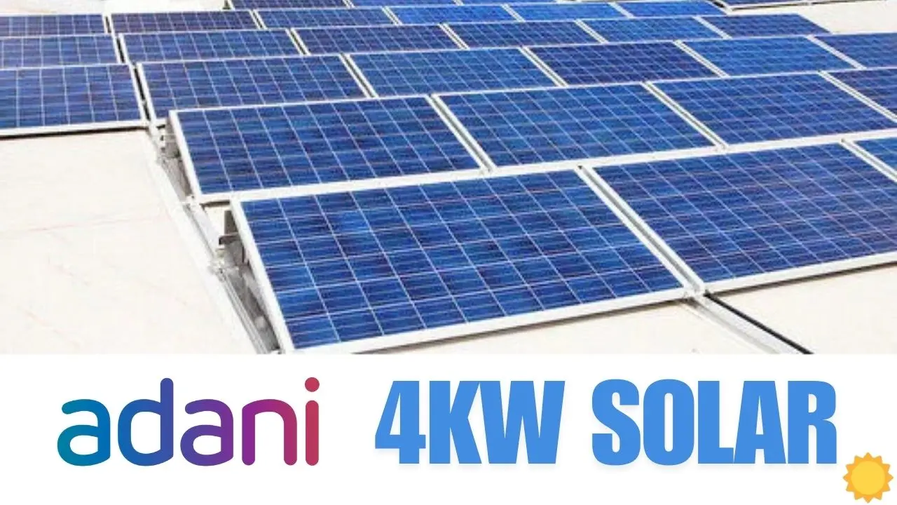 Now install Adanis 4kW solar system with subsidy at an Now install Adani's 4kW solar system with subsidy at an affordable price, know how you can also get subsidy.