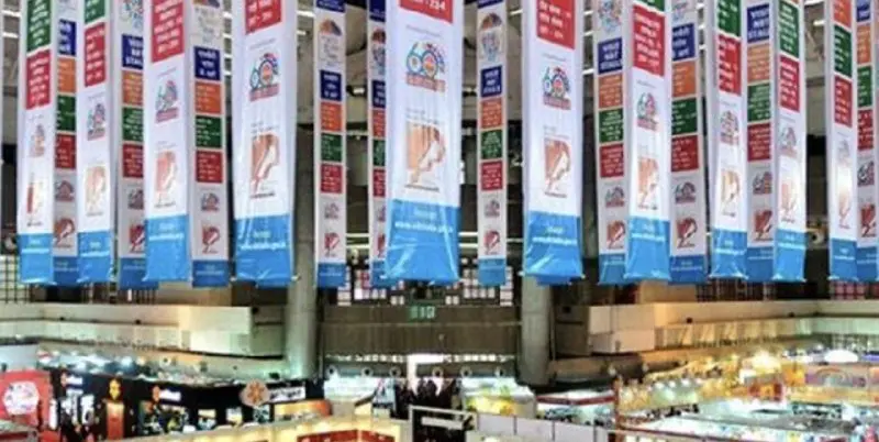 Grand World Book Fair to Kick Off in Capital: Free Entry for Disabled, Seniors, and Students in Costume

Event Highlights:

Dates: February 1-9 at Bharat Mandapam
Ticket Prices: Adults ₹20, Children ₹10
Theme: "We the People of India"
Inauguration: By President Droupadi Murmu
Special Guests: Over 2,000 publishers, 1,000 speakers, and cultural programs
Focus Country: Russia, showcasing over 1,500 books on its heritage

Important Details:
Timing: 11 AM to 8 PM
Location: Halls 2-6, Bharat Mandapam (Pragati Maidan)
Entry Points: Gate 10 (near Metro), Gate 4 (Bhairon Road), Gate 3
Nearest Metro Station: Supreme Court
Shuttle Service: Available from Gate 10

Notable Attendees: Celebrities from literature, governance, technology, and cinema, including Pankaj Tripathi and Shashi Tharoor.