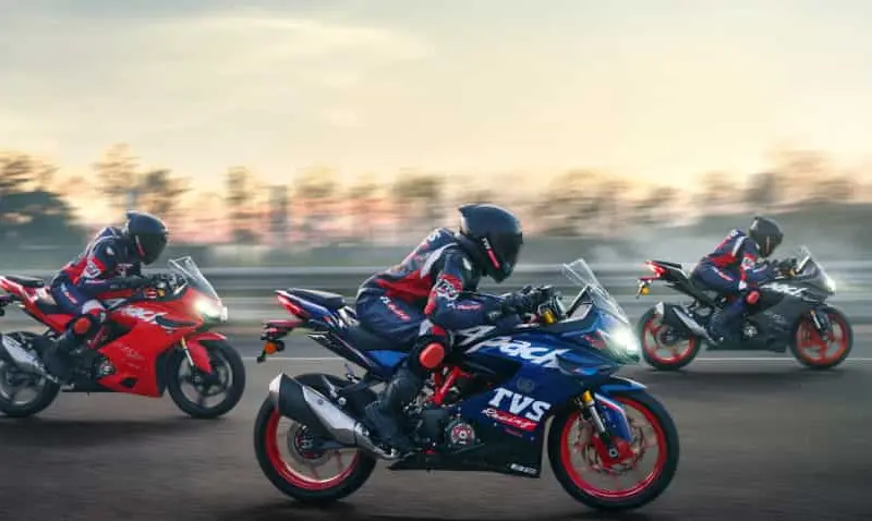 The 2025 TVS Apache RR310 has been released in the The 2025 TVS Apache RR310 has been released in the market with a new 'Tevar' feature. It includes many first-time features for its segment, and the price is just...