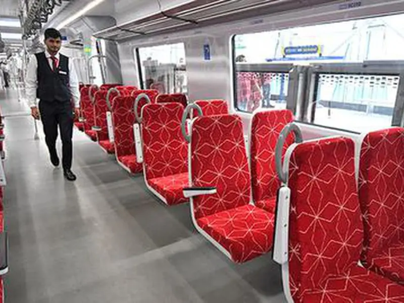 rrts delhi New Entry Exit Point For Namo Bharat Train Route Completed in Delhi Finally.