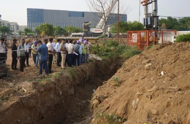 "IGI Airport's NH8 Faces Urban Flooding Crisis: Missing Drains Leave Residents and Infrastructure Vulnerable Amidst Monsoon Preparations"