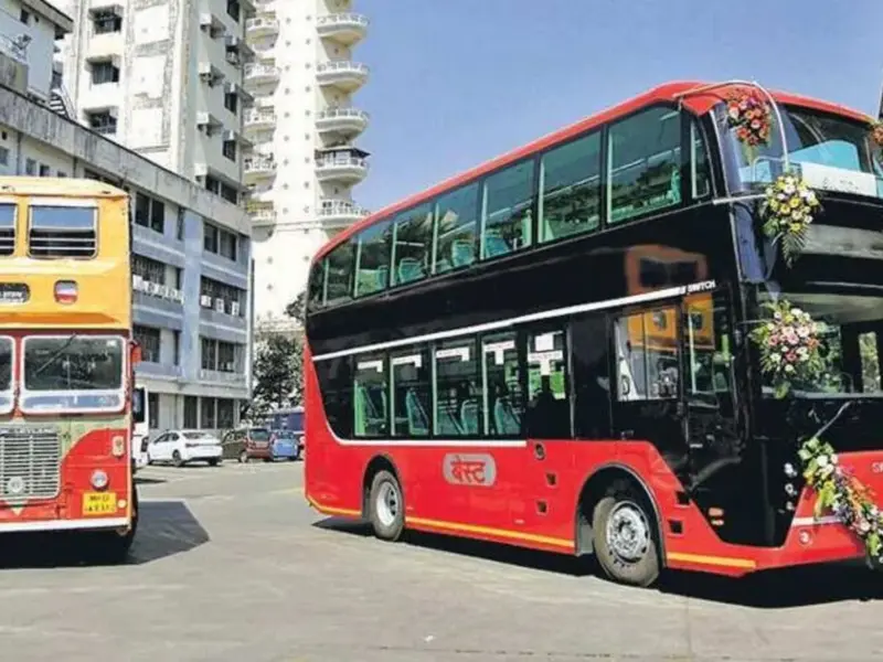 double decker bus Delhi to Launch 100 Electric Double-Decker Buses with 63 Seats Each