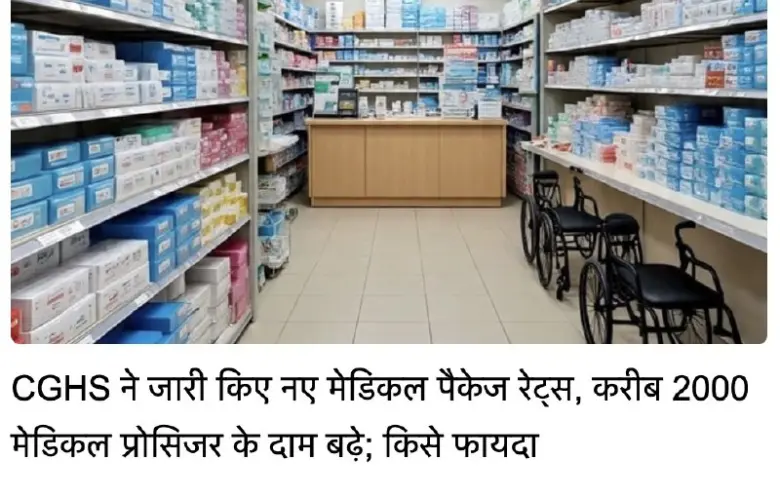 Government Revises CGHS Rates for 2,000 Medical Procedures Effective October 13, Boosting Healthcare Sector and Benefiting Hospitals and Patients.