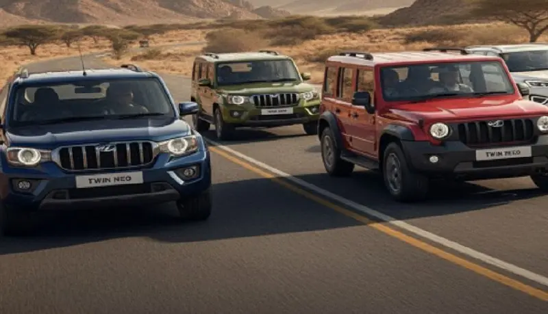 Mahindra to Launch Three New SUVs This Festive Season, Starting with Updated Bolero Neo and Face-lifted Thar on October 6.
