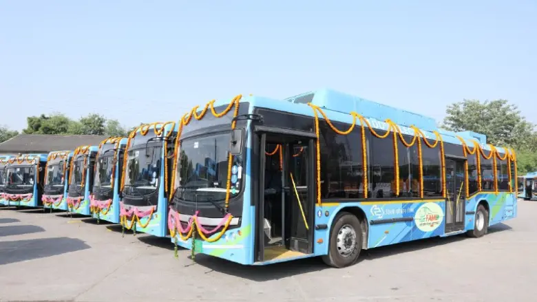 Delhi-Haryana commuters enjoy affordable e-bus service, with six daily trips for just ₹67 covering 50 km between Delhi and Sonipat.