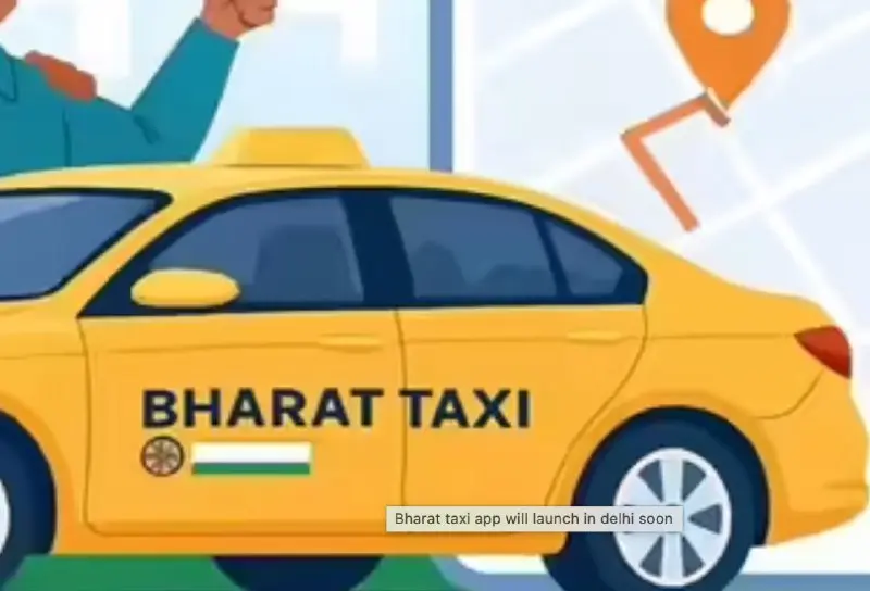 Bharat Taxi App Launching in Delhi on January 1, 2026, Promising Fair Fares and 80% Earnings for Drivers