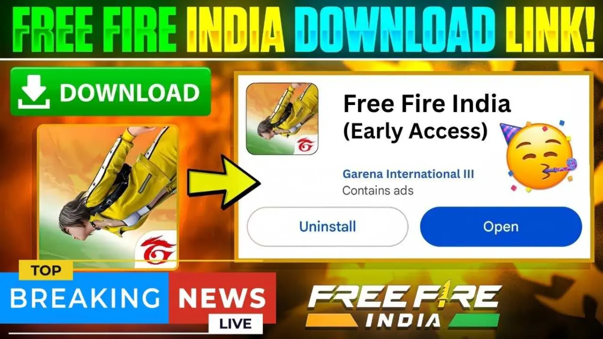 Free Fire India Launch Indias most popular battle royale game Free Fire India Launch: India's most popular battle royale game ready to return, know complete details