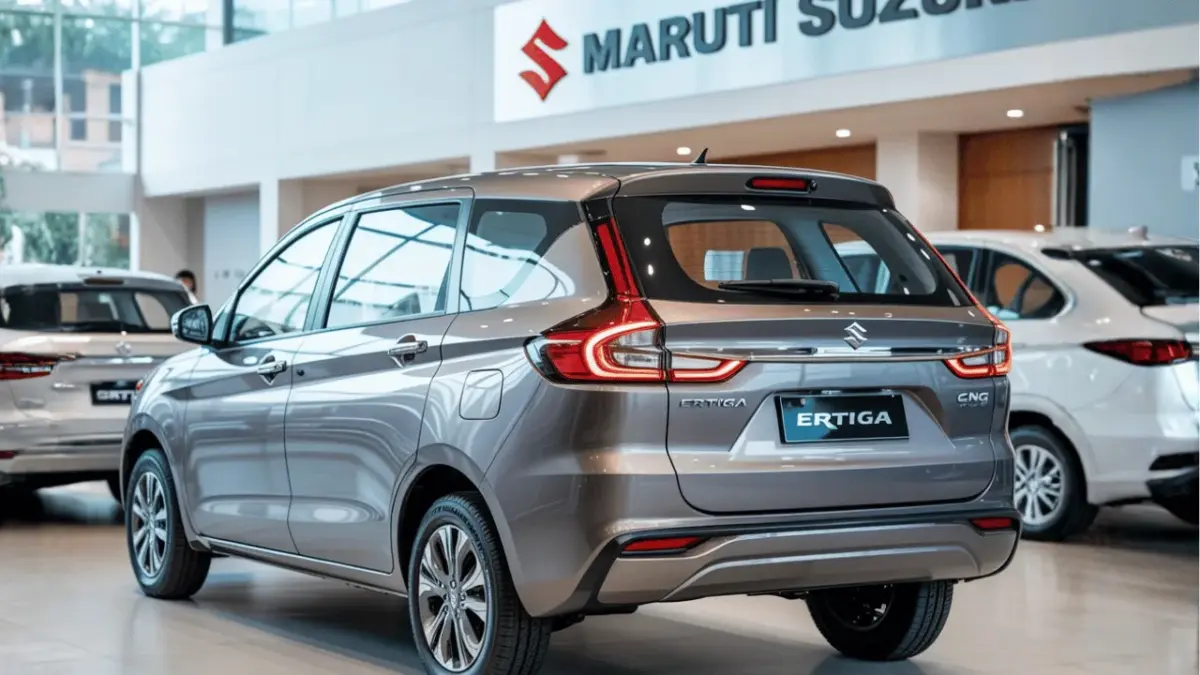 Maruti Ertiga CNG model—7 seater facility at ₹10499 EMI Why is.webp Maruti Ertiga CNG model—7-seater facility at ₹10,499 EMI: Why is this family MPV in the news again?