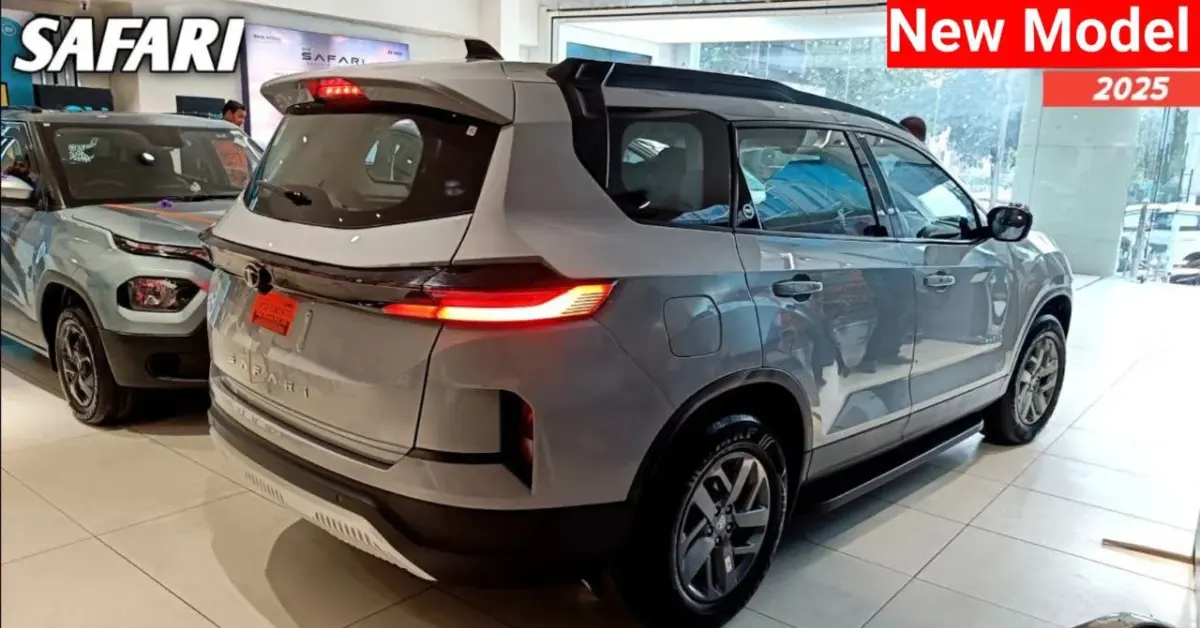 Tata Safari 2025 is HERE Premium SUV with 5 Star Safety.webp Tata Safari 2025 is HERE! Premium SUV with 5-Star Safety & Bold Road Presence – First Look