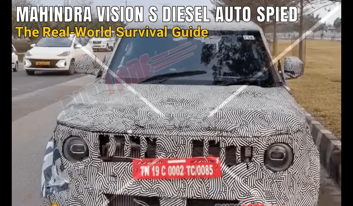 Forget the Specs Why the Mahindra Vision S Diesel Auto Forget the Specs: Why the Mahindra Vision S Diesel Auto Spied is the EcoSport Successor You Actually Need In 2026