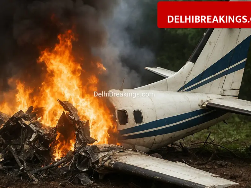 delhibreakings ajit pawar plane crash breaking news death confirmed Breaking News: Plane Carrying Ajit Pawar Crashes, Maharashtra Deputy CM Dead