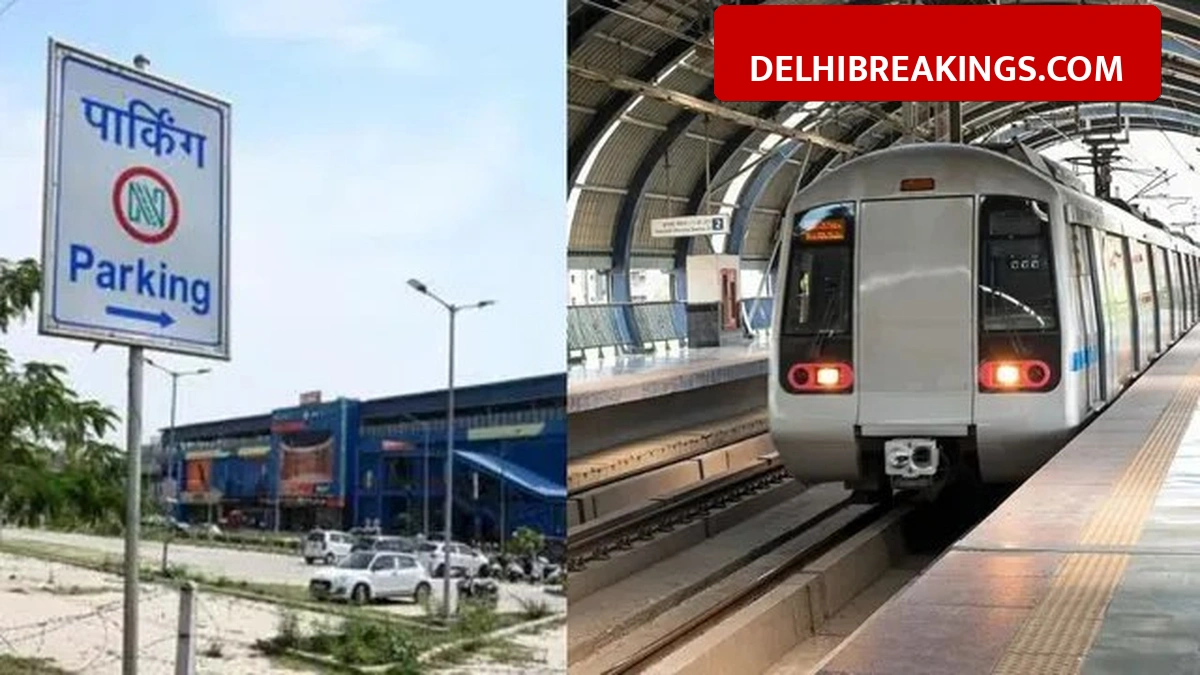 delhibreakings delhi govt mandates parking at new metro stations dmrc fee Delhi Govt Orders Mandatory Parking at All New Metro Stations, No Hike in DMRC Parking Fees During Pollution