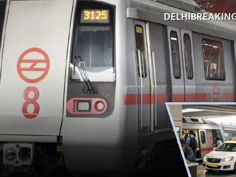 delhibreakings delhi metro dmrc launches last mile connectivity app booking service Delhi Metro Starts Cab and Auto Booking from Stations, Service Available on Sarthi App from Jan 31