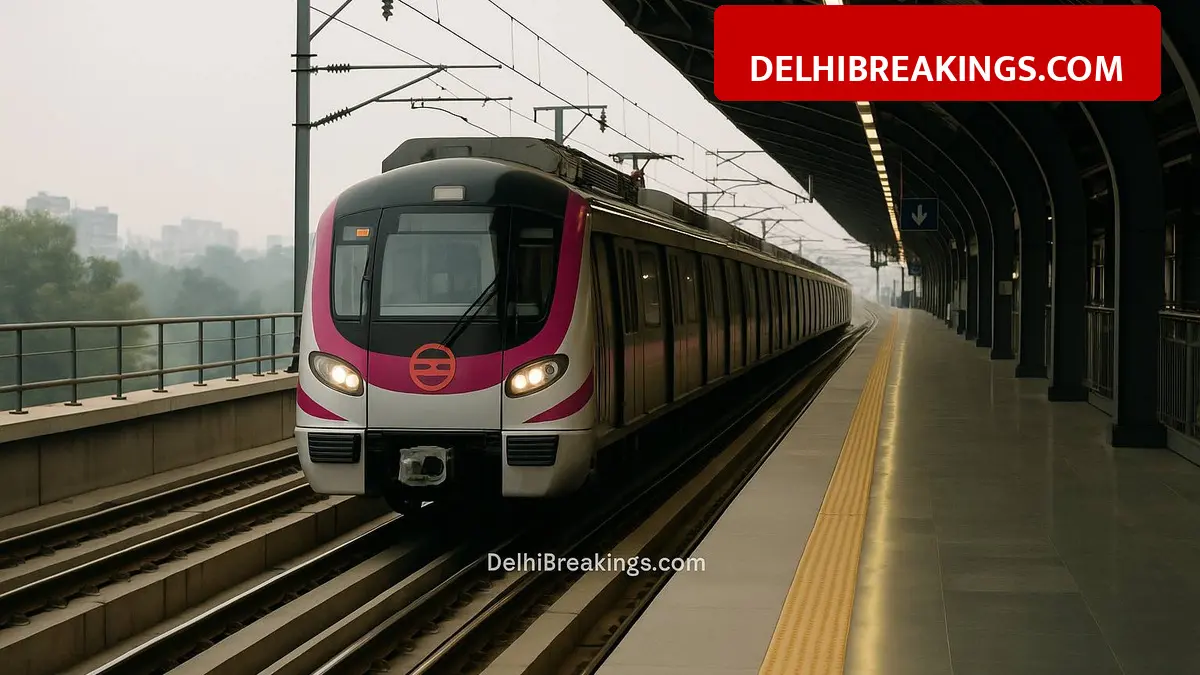 delhibreakings delhi metro magenta line extension route stations inderprastha update Delhi Metro Magenta Line to get 9 new stations, underground route till Inderprastha approved