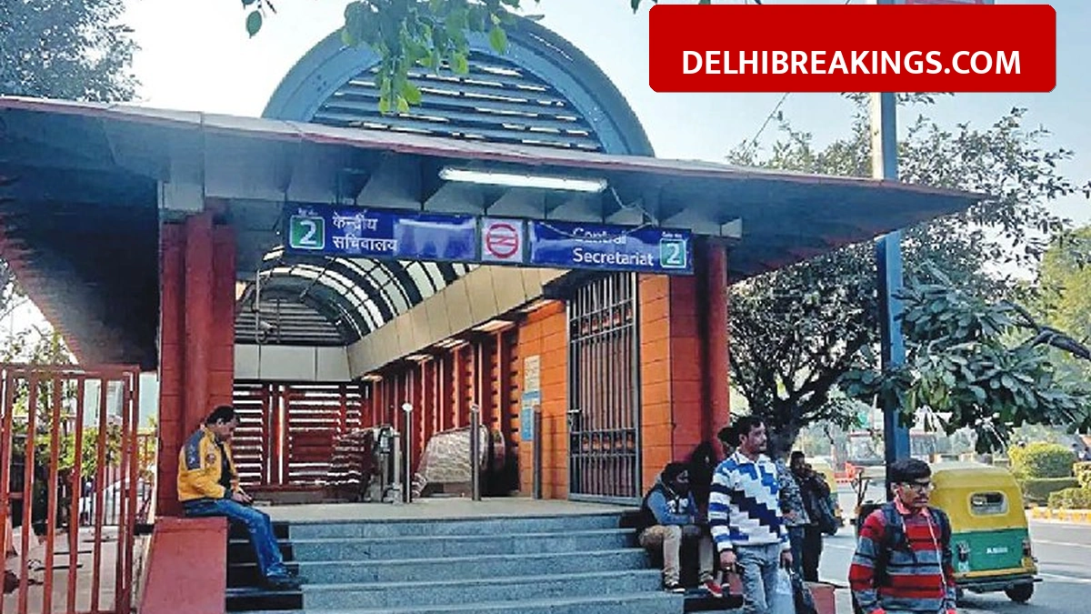 delhibreakings delhi metro phase 5a central secretariat triple interchange update Delhi Metro News: Central Secretariat to become Triple Interchange Station, New Route for India Gate Approved