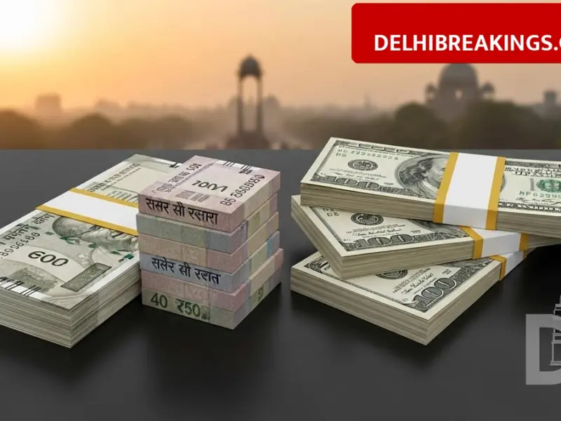 delhibreakings economic survey 2026 indian rupee pressure dollar rate forecast Economic Survey 2026 predicts Rupee to remain under pressure, likely to touch 92 level against Dollar