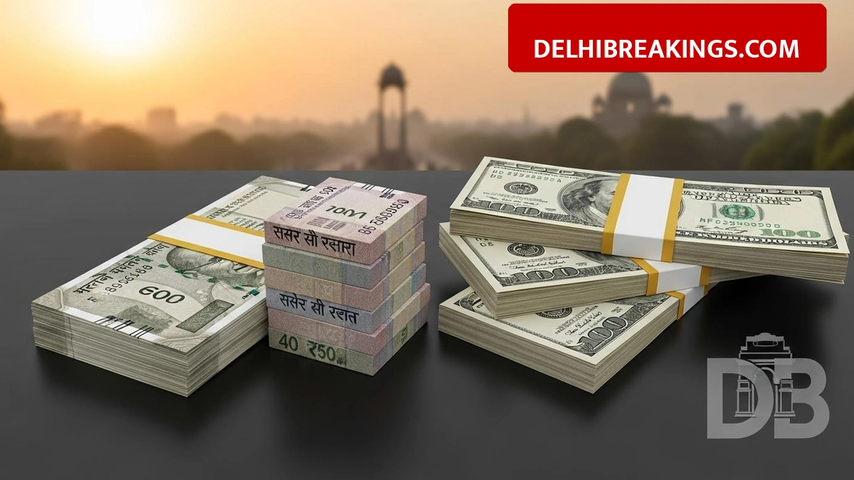 delhibreakings economic survey 2026 indian rupee pressure dollar rate forecast Economic Survey 2026 predicts Rupee to remain under pressure, likely to touch 92 level against Dollar