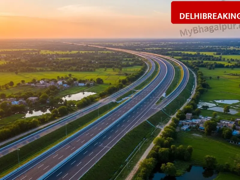 delhibreakings bihar buxar purvanchal expressway link road update june 2026 Bihar to Delhi Travel Time Reduced, Buxar Link Road to Connect Purvanchal Expressway by June