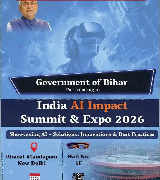 delhibreakings bihar government launches semiconductor policy india ai summit 2026 new delhi Bihar Govt New Policy: State launches Semiconductor & GCC Policy at India AI Summit 2026 in New Delhi