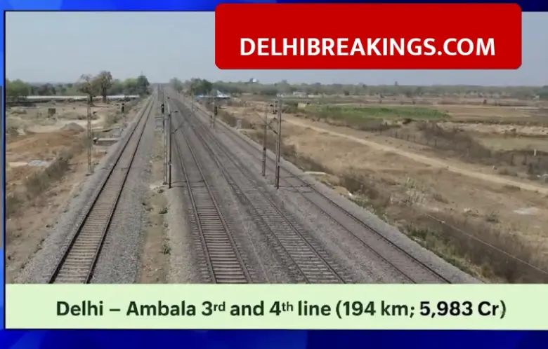 delhibreakings cabinet approves delhi ambala rail line project details Cabinet Approves ₹5,983 Crore Delhi-Ambala Rail Line, Travel to Jammu and Katra Will Get Faster