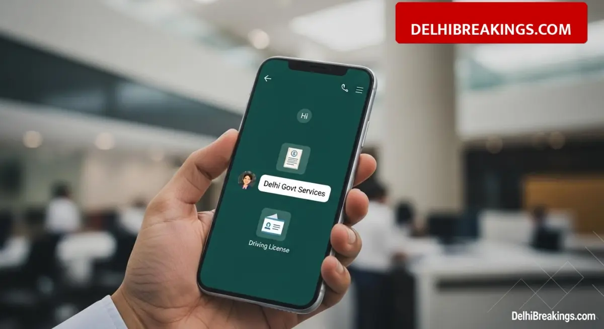 delhibreakings delhi govt whatsapp services launch march 2026 Delhi Govt Services on WhatsApp: Send 'Hi' to get Birth Certificate and Driving License from March