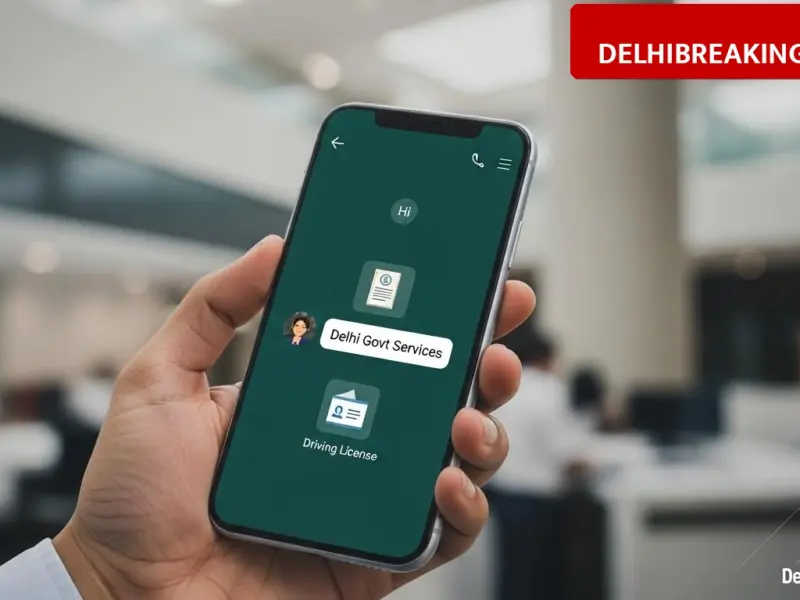 delhibreakings delhi govt whatsapp services launch march 2026 Delhi Govt Services on WhatsApp: Send 'Hi' to get Birth Certificate and Driving License from March