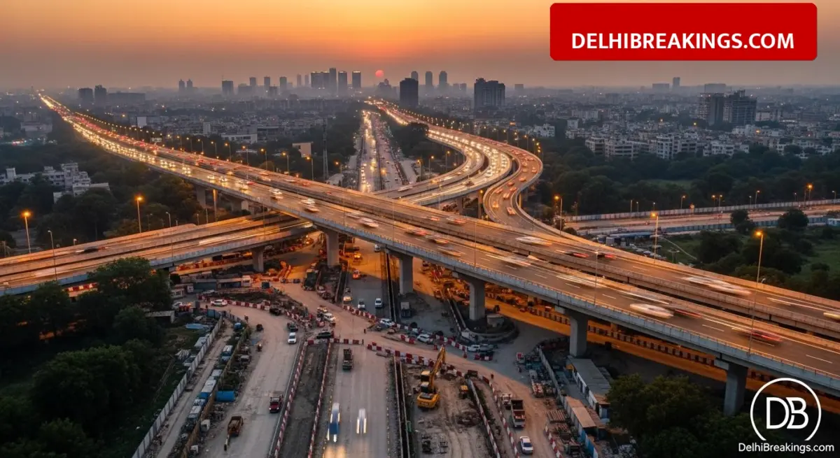 delhibreakings delhi infrastructure updates road projects uer 2 pwd news Delhi Road Updates: UER-2 and New Elevated Corridors to End Traffic Woes
